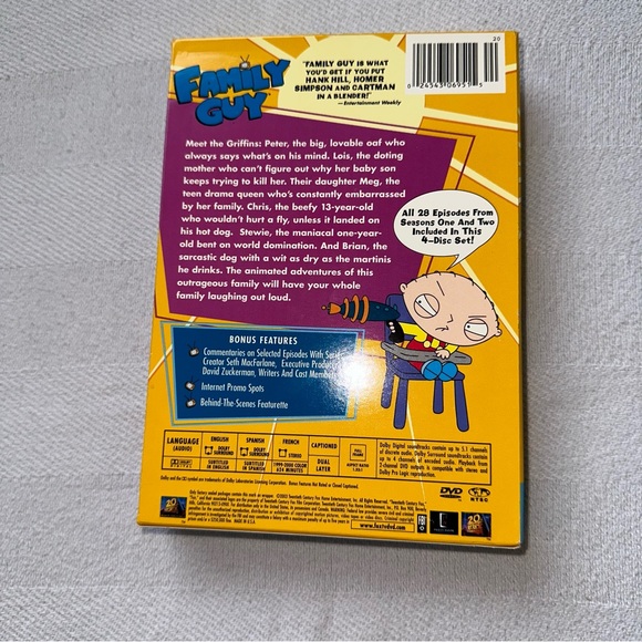 Family, Guy, DVD bundle season 1 & 2, and Partial Terms of Endearment - Picture 6 of 10